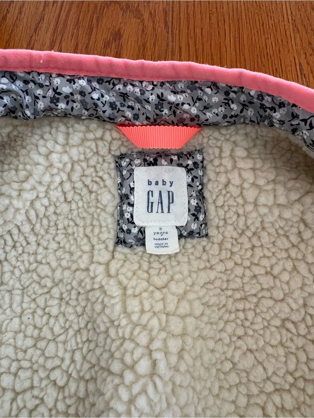 Gap Kids Floral Fleece Vest